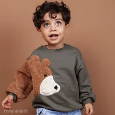 بلوز تک دورس خرسی مناسب ۳-۴ سال